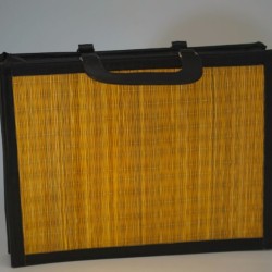 Cartable double face en saaf et artisanat Cartable double face en saaf et artisanat
